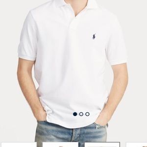 White polo shirt